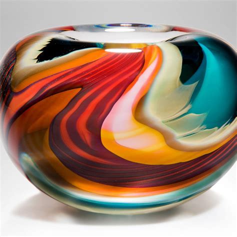 blown glass bowls large art glass.